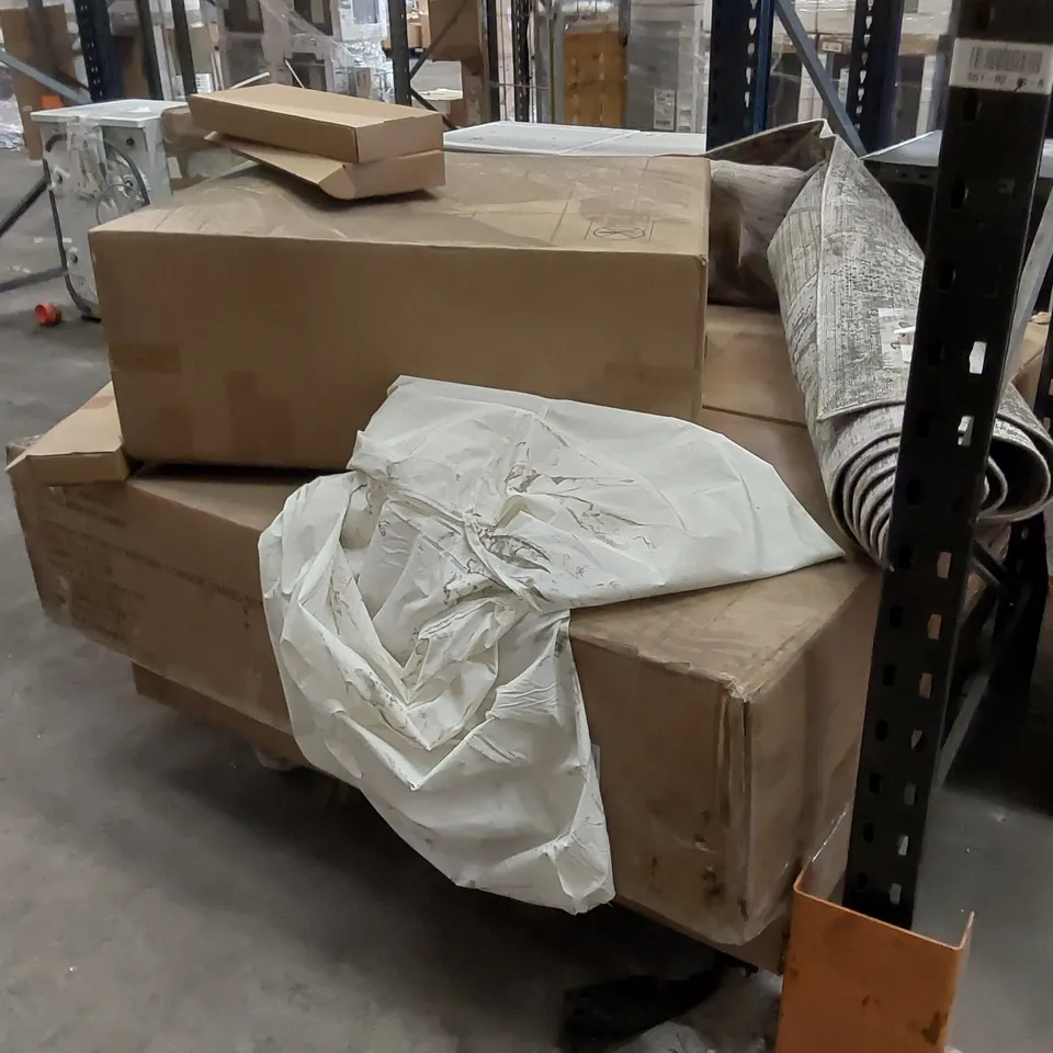 PALLET CONTAINING ASSORTED FURNITURE PARTS ECT