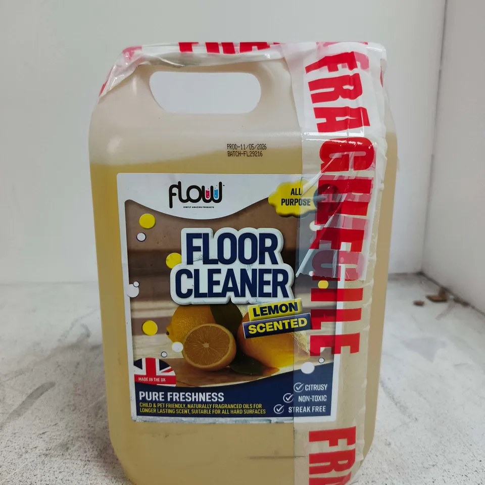 FLOW FLOOR CLEANER – LEMON SCENTED - 5L