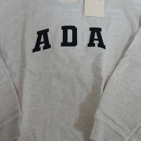 ADANOLA ADA OVERSIZED SWEATSHIRT LIGHT GREY - MEDIUM