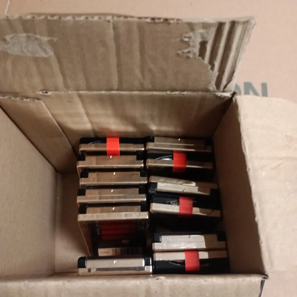 BOX OF APPROXIMATELY 12 L'OREAL COLOUR RICHE LA PALETTE LIPSTICK PALETTES RED