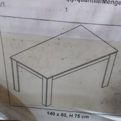 BOXED BRAND DINING TABLE