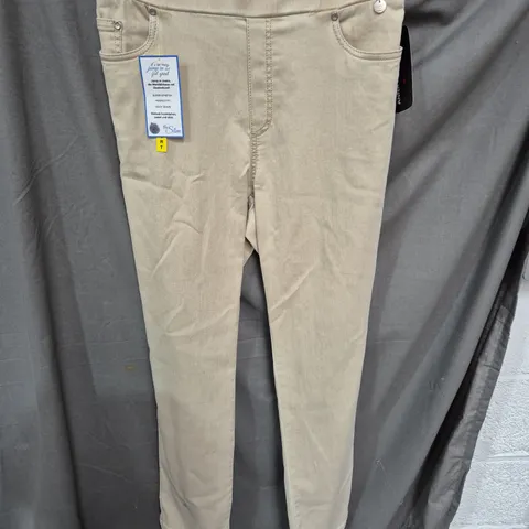 ANNA MONTANA ANGELIKA SLIM FIT JEANS – BEIGE, WOMEN'S EU 44