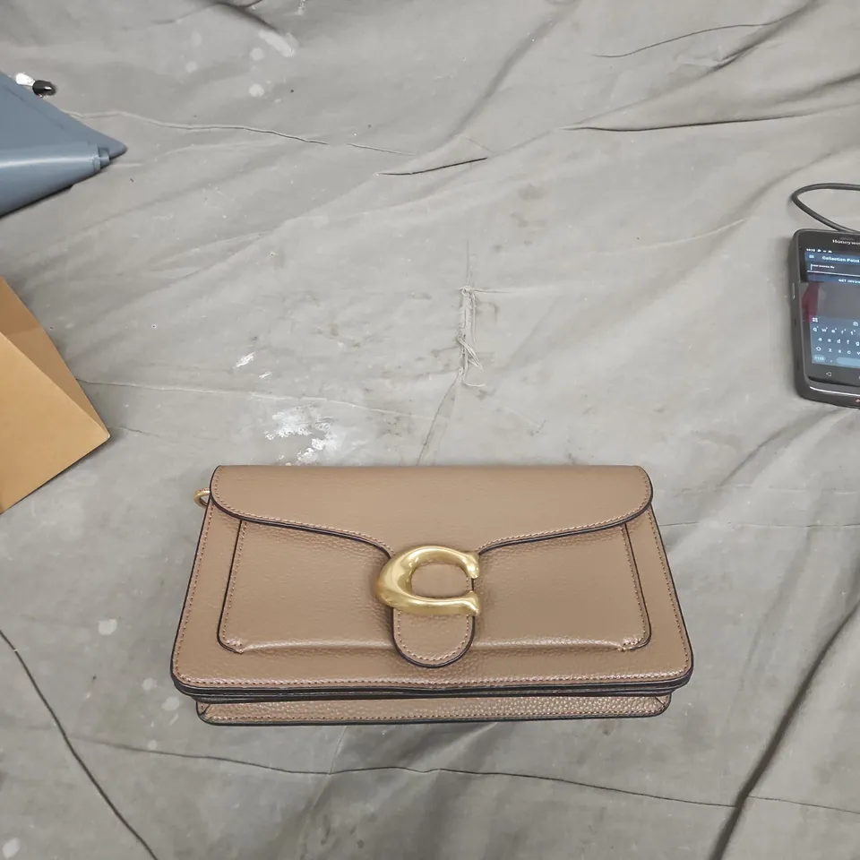 COACH THE TABBY BAG – GENUINE PEBBLED LEATHER, TAN