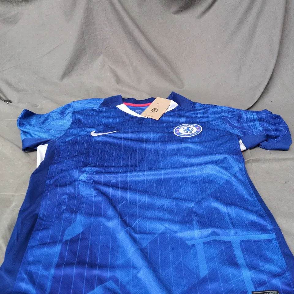 NIKE CHELSEA FC MEN'S FOOTBALL SHIRT – BLUE, DRI-FIT, SIZE M