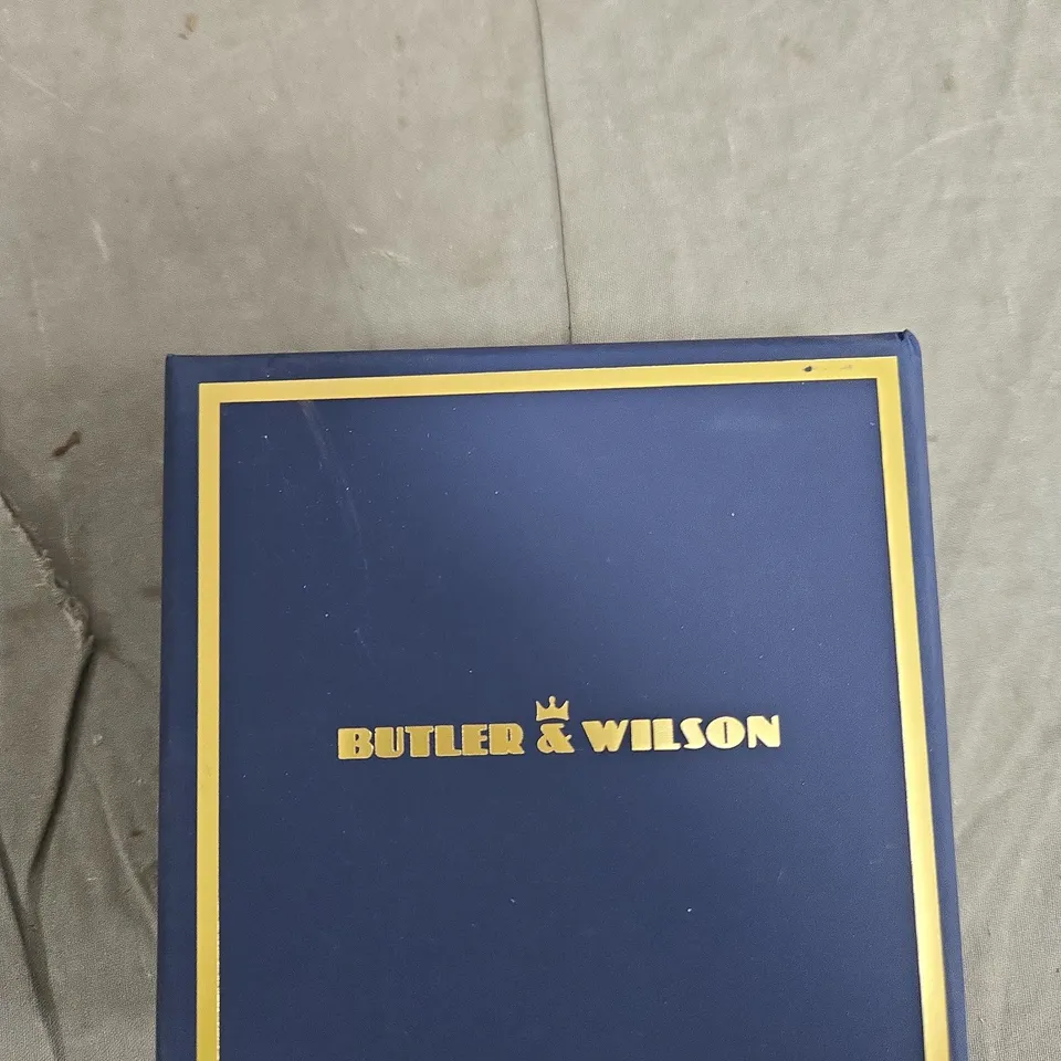 BUTLER & WILSON CRYSTAL CLUSTER EARRINGS – BOXED