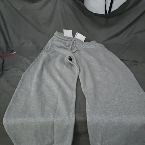 BERSHKA BALLOON SWEATPANTS - GREY, UK L