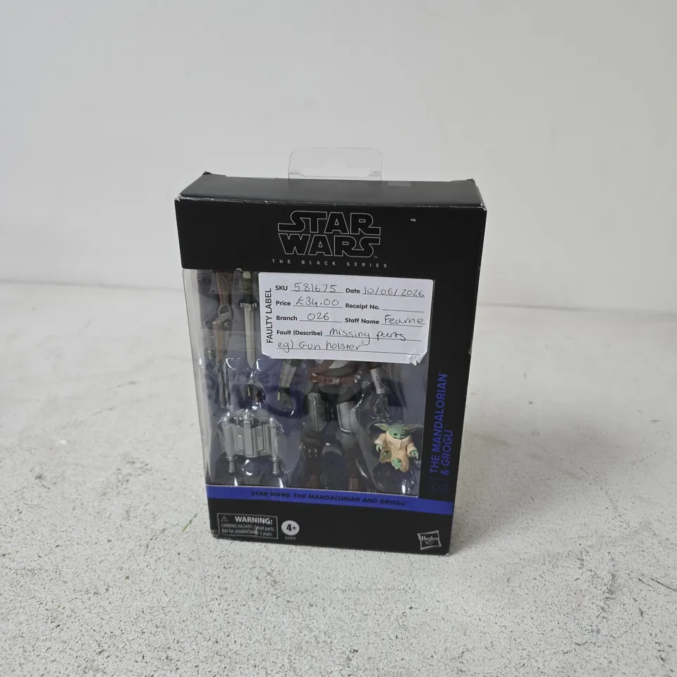 STAR WARS THE MANDALORIAN & GROGU ACTION FIGURE – BOXED