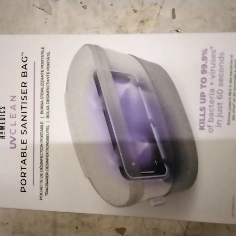 HOMEDICS UV CLEAN PORTABLE SANITISER BAG