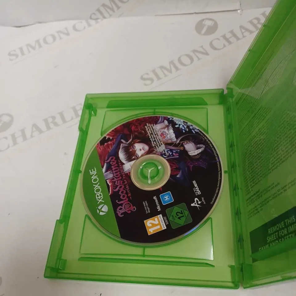 XBOX ONE BLOODSTAINES RITUAL OF THE NIGHT 