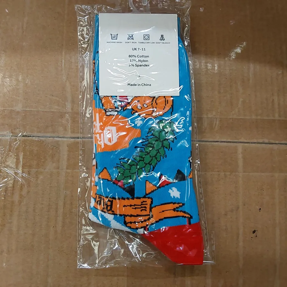 BOX OF BRAND NEW BIER CO OKTOBERFEST SOCKS // APPROXIMATELY 320 PAIRS (1 BOX)