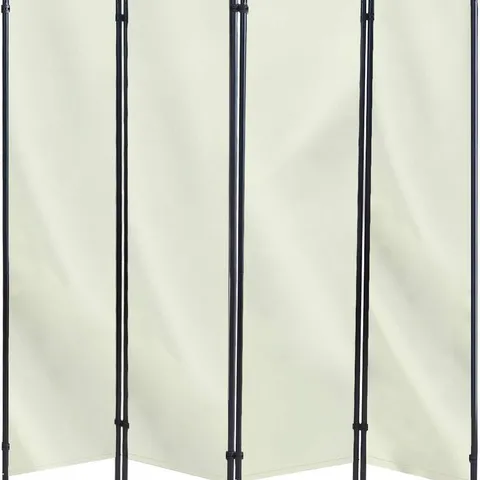 BOXED CLIPOP 4-PANEL ROOM PROTECTIVE SCREENS, FOLDING PANEL DIVIDER SCREEN MOVABLE PROTECTIVE SEPARATOR PARTITION WALL FURNITURE FOR LIVING ROOM BEDROOM AND OFFICE (BEIGE)