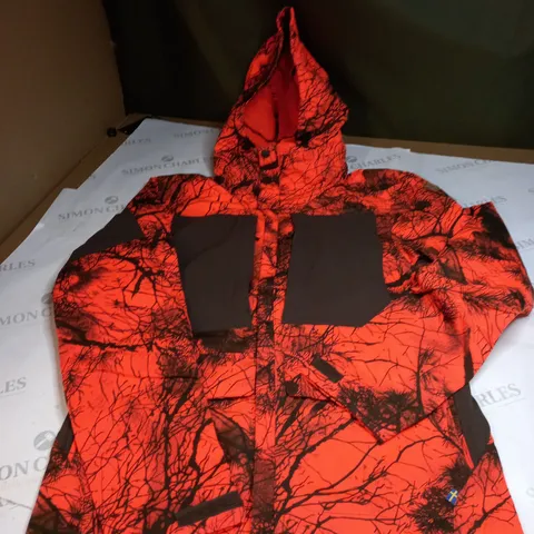 FJALL RAVEN ORANGE WINTER COAT SIZE S 