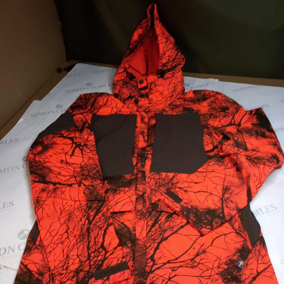 FJALL RAVEN ORANGE WINTER COAT SIZE S 