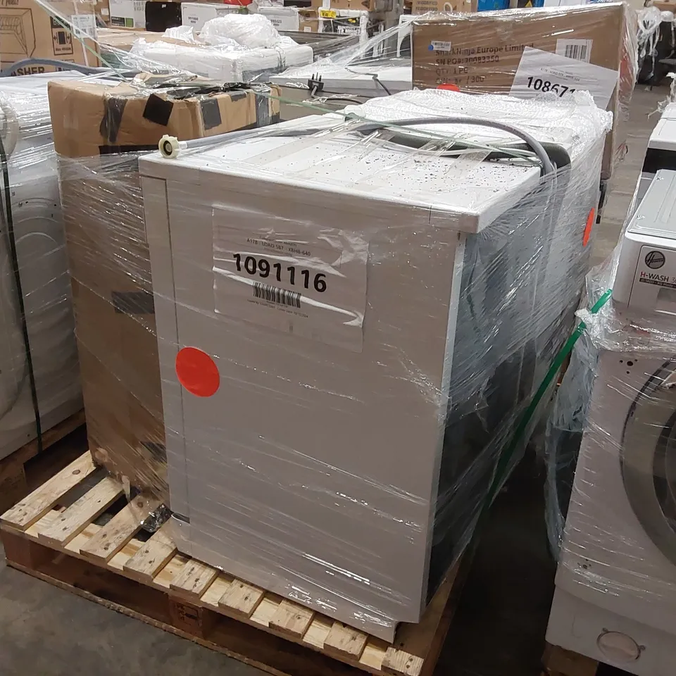 PALLET OF APPROXIMATELY 4 UNPROCESSED RAW RETURN WHITE GOODS TO INCLUDE;