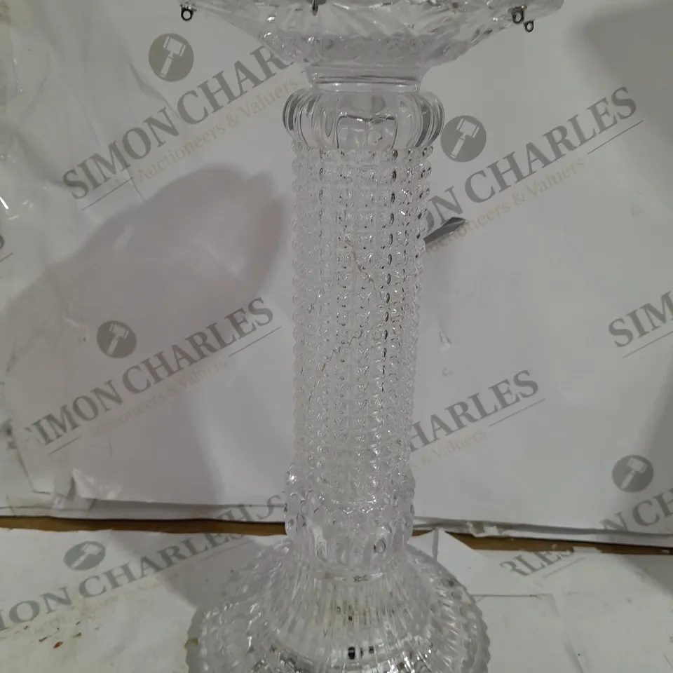 BOXED JULIAN MACDONALD PRE LIT GLASS LIGHT