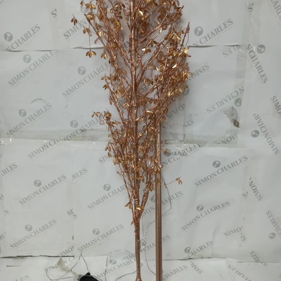 ALISON CORK PRE LIT JEWELED TREE - ROSE GOLD