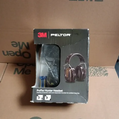 3M PELTOR PROTAC HUNTER HEADSET – HEARING PROTECTION (BOXED)