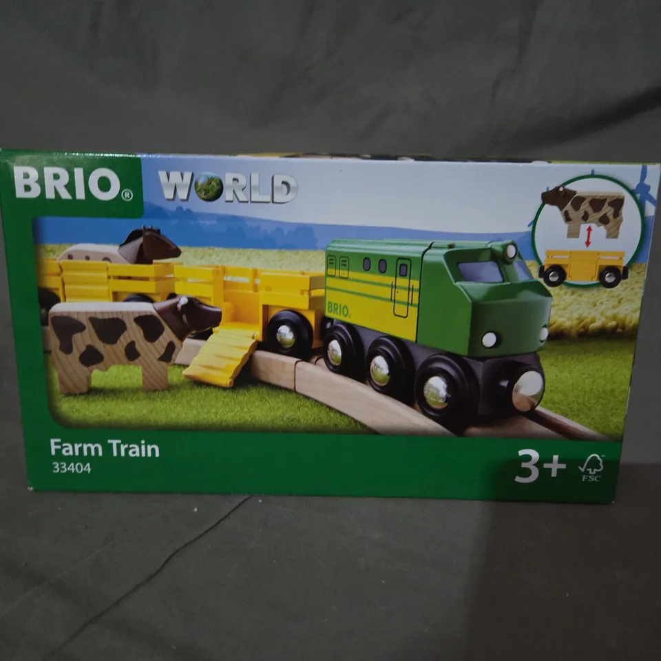 BRIO WORLD - FARM TRAIN - 33404