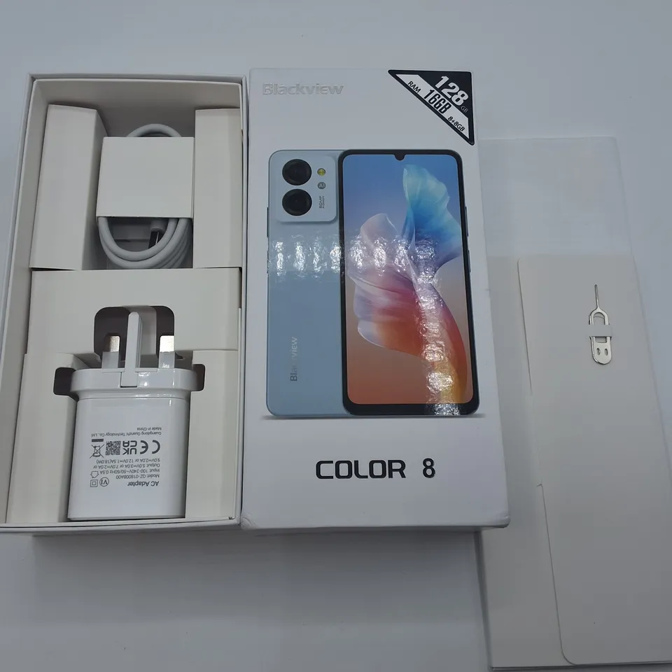 BOXED BLACKVIEW COLOR 8 16GB/128GB IN WISTERIA PURPLE 