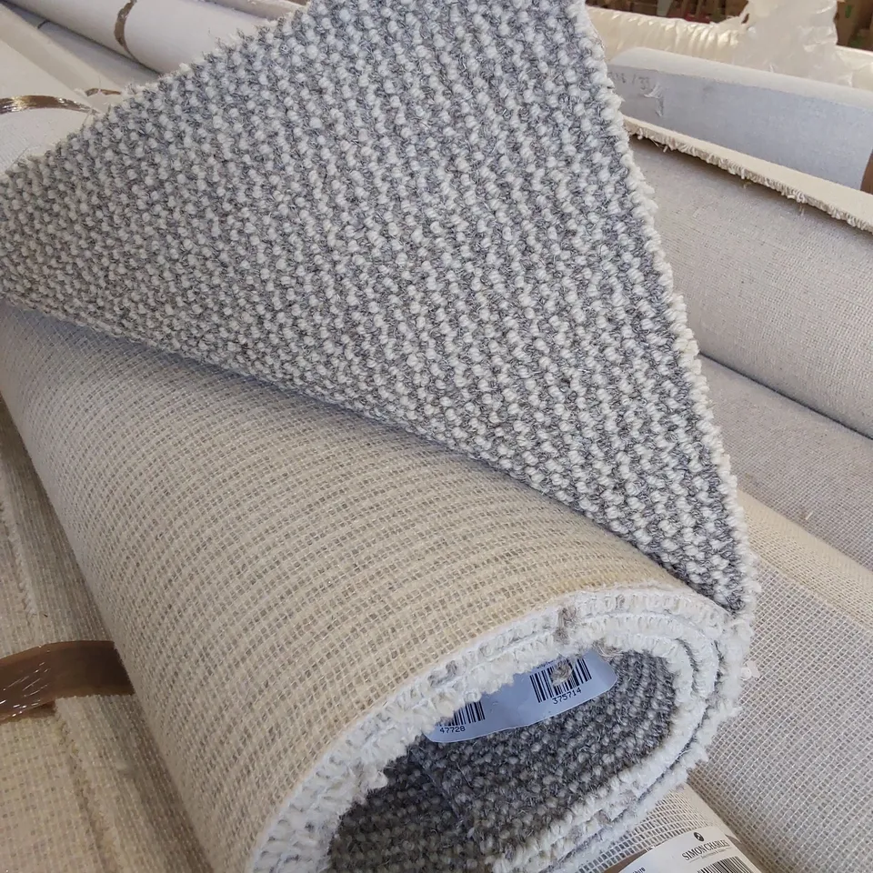 ROLL OF QUALITY LAKELAND BASKETWEAVE CARPET // SIZE APPROX: 4m X 1.96m