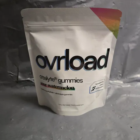 OVRLOAD CREALYTE GUMMIES IN SOUR WATERMELON 30 DAY SUPPLY