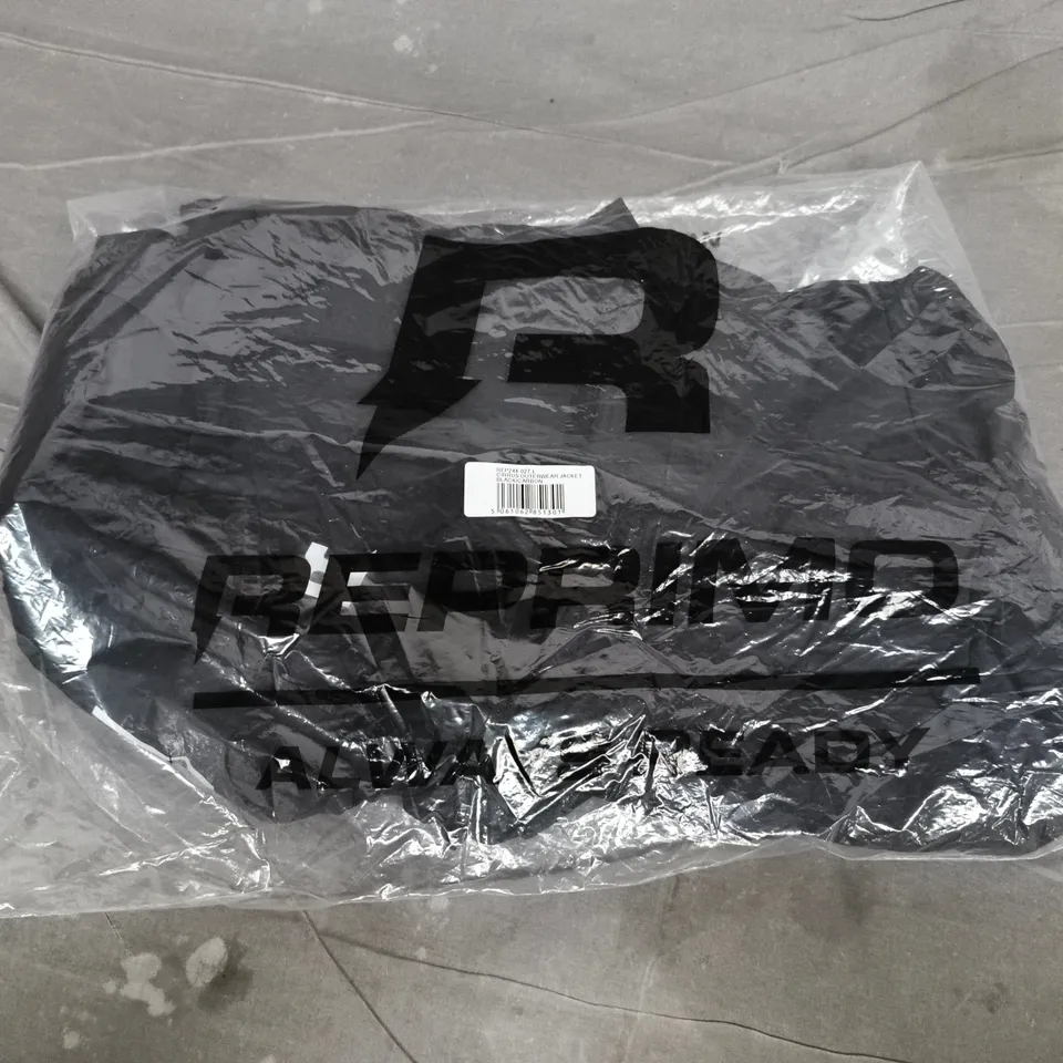 BAGGED REPRIMO CIRRUS OUTERWEAR JACKET IN BLACK - LARGE