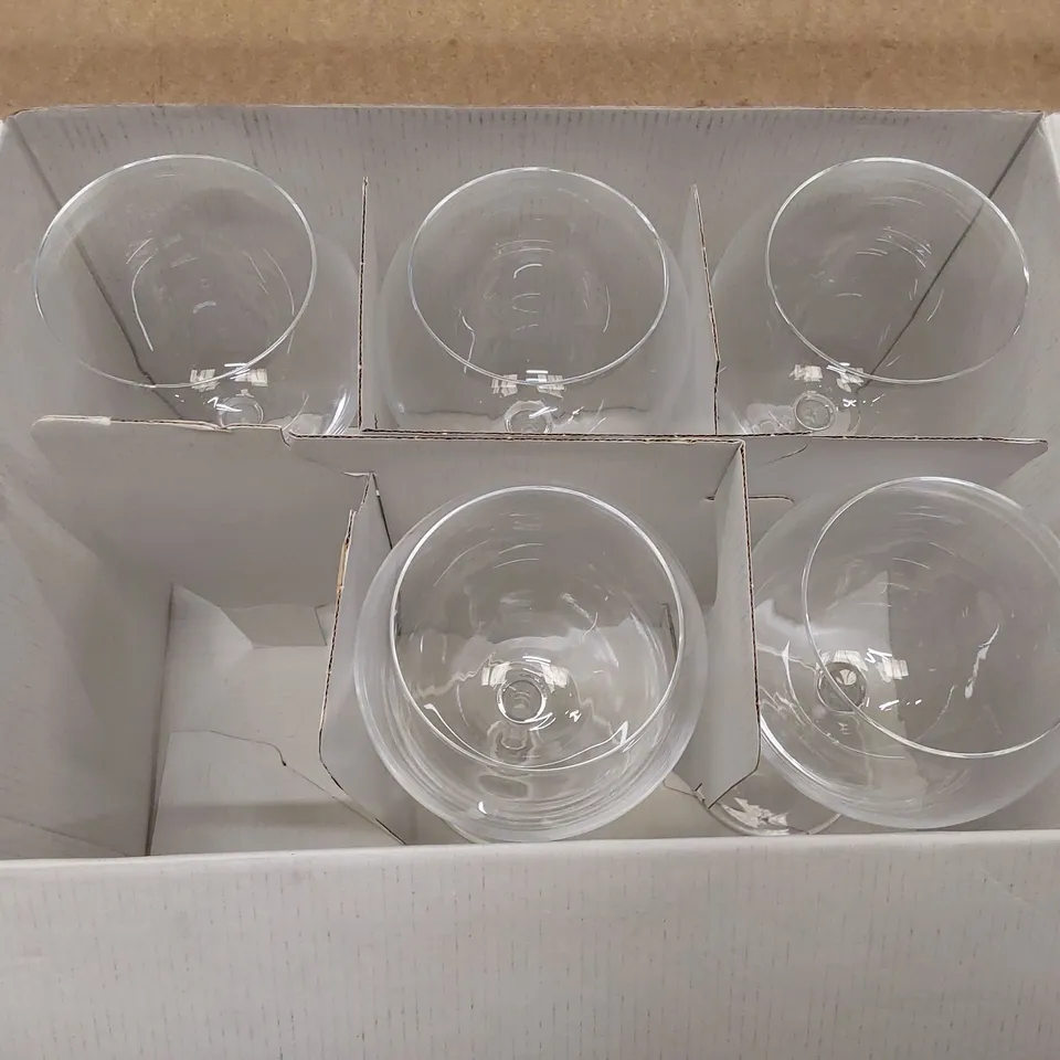 BOXED 5X NUDE RESERVA STEMWARE 575ML WINE GLASSES (1 BOX)