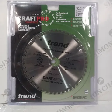 CRAFTPRO C19 TUNGSTEN CARBIDE TIPPED SAWBLADE
