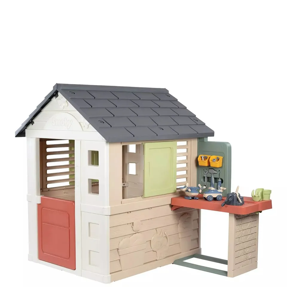 SMOBY LIFE NATURE PLAYHOUSE AND WORKSHOP 