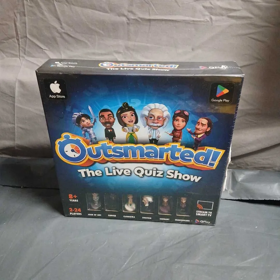 OUTSMARTED! THE LIVE QUIZ SHOW – BOXED BOARD GAME
