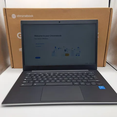 BOXED GALAXY CHROME BOOK GO INTEL CELERON LAPTOP IN SILVER - 345XDA-HA2