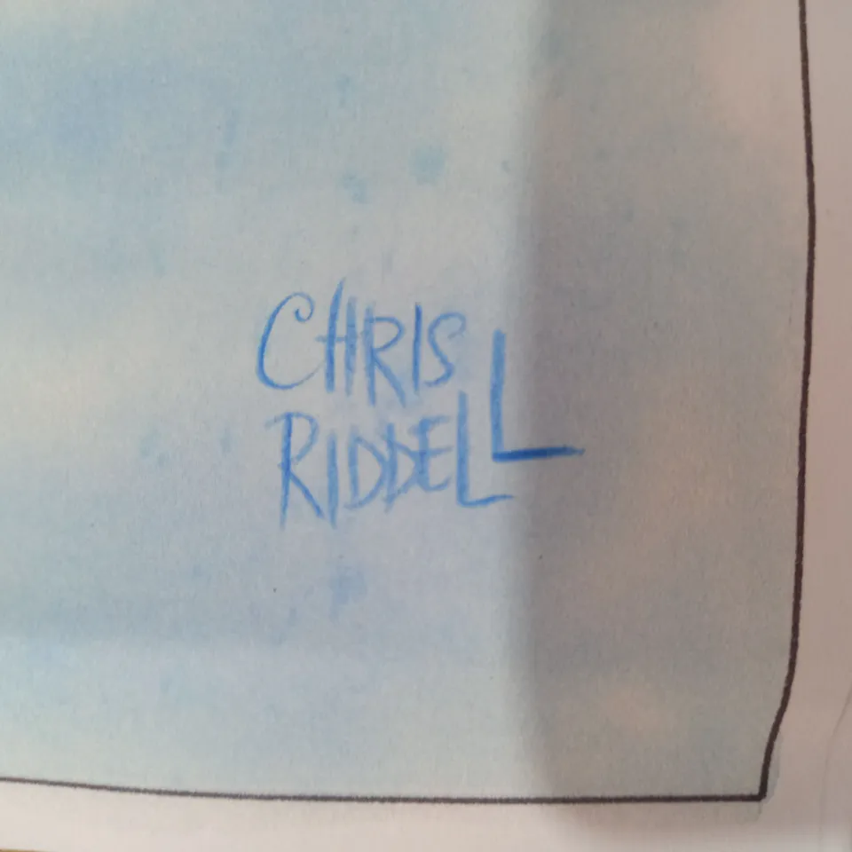 CHRIS RIDDELL SIGNED ART PRINT