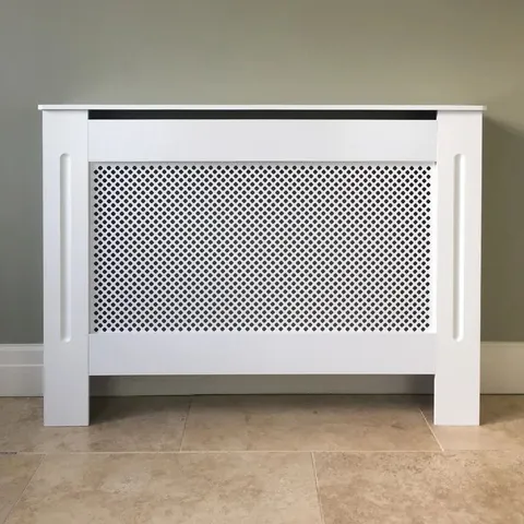 BOXED WHITE PLATT RADIATOR COVER (1 BOX)