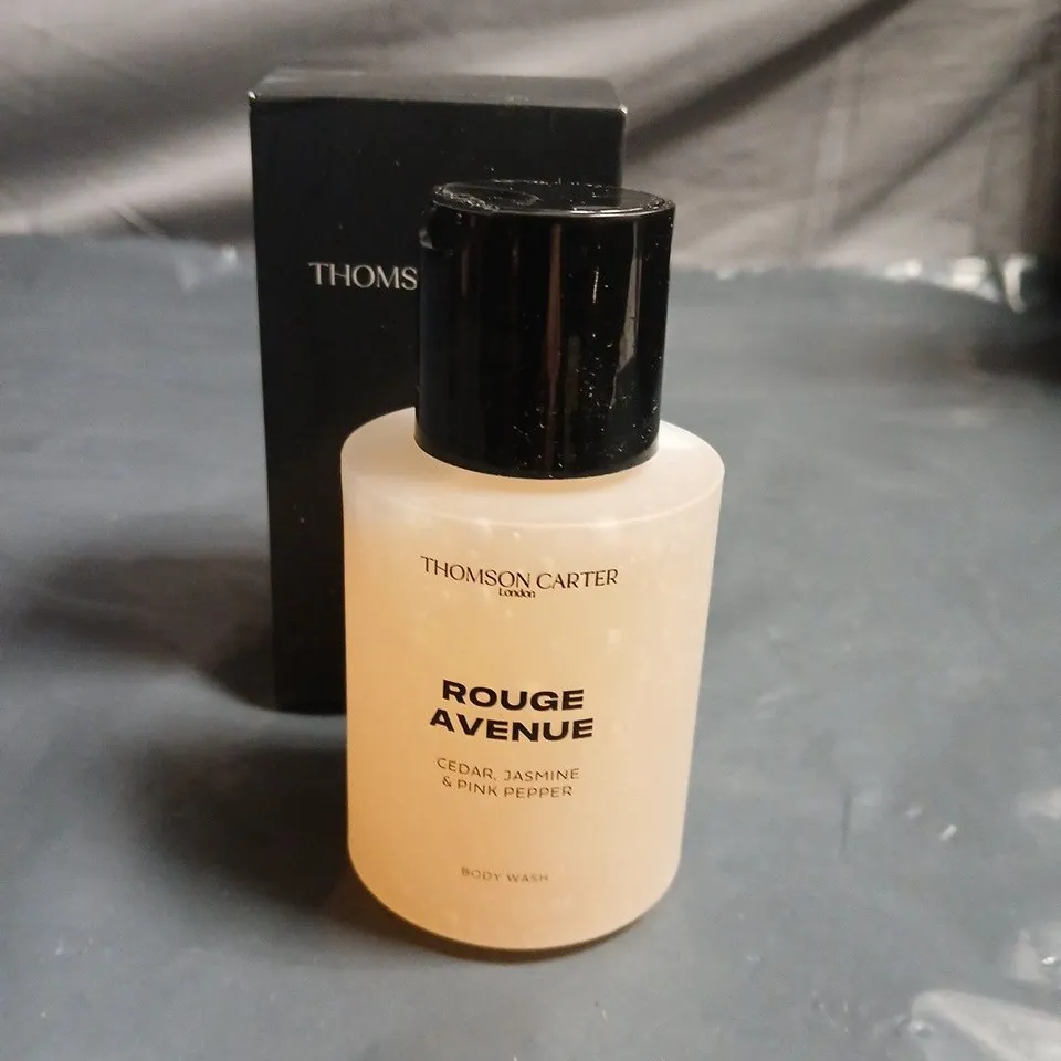 THOMSON CARTER LONDON ROUGE AVENUE BODY WASH – CEDAR, JASMINE & PINK PEPPER 90ML