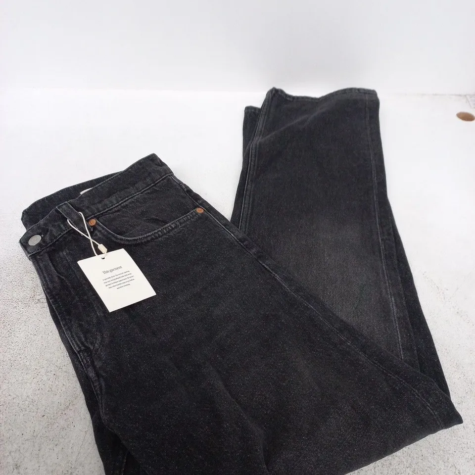 GANT STRAIGHT JEANS – BLACK, BROKEN-IN