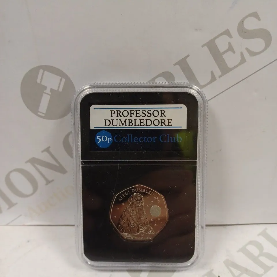 SEALED PROFESSOR DUMBLEDORE 50P COLLECTORS CLUB 2023