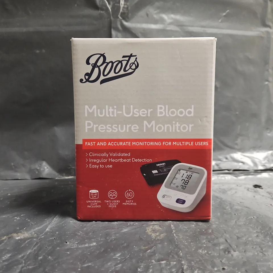 BOXED MULTI-USER BLOOD PRESSURE MONITOR