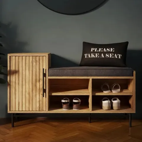 BOXED BRYANT SHOE STORAGE BENCH (1 BOX)