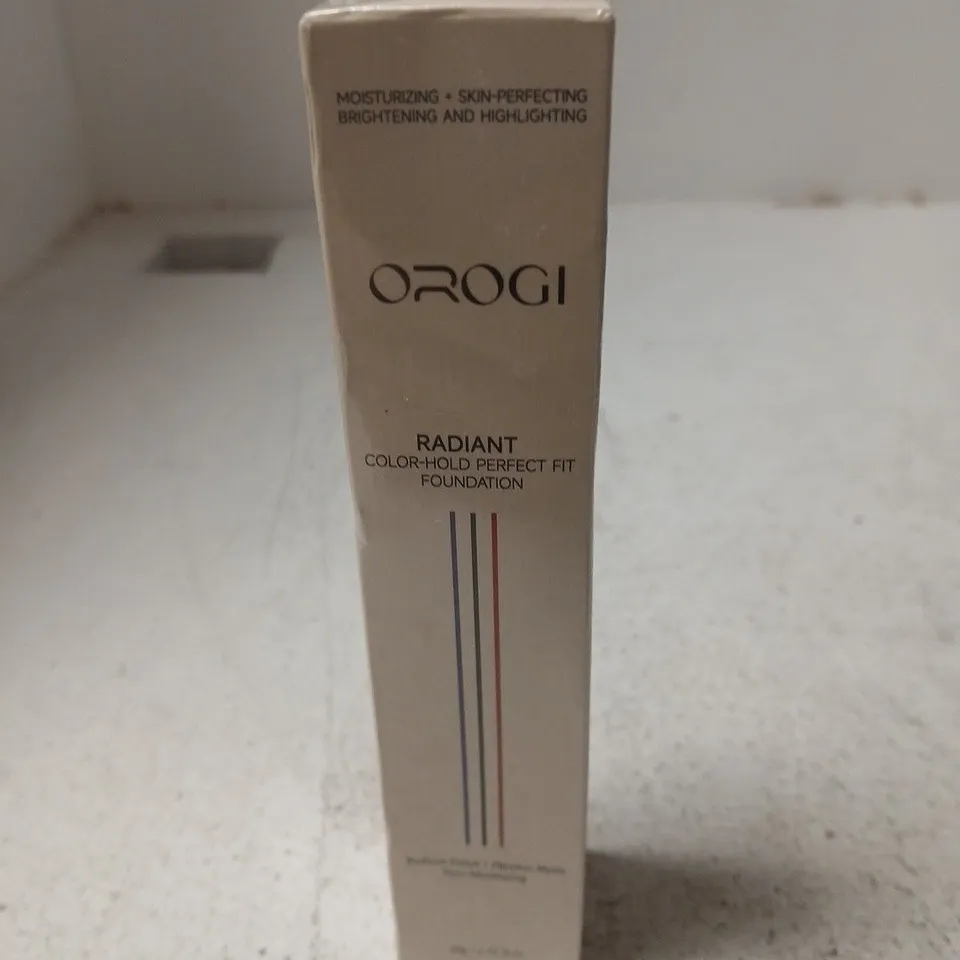 OROGI RADIANT COLOR-HOLD PERFECT FIT FOUNDATION – BOXED - 40G