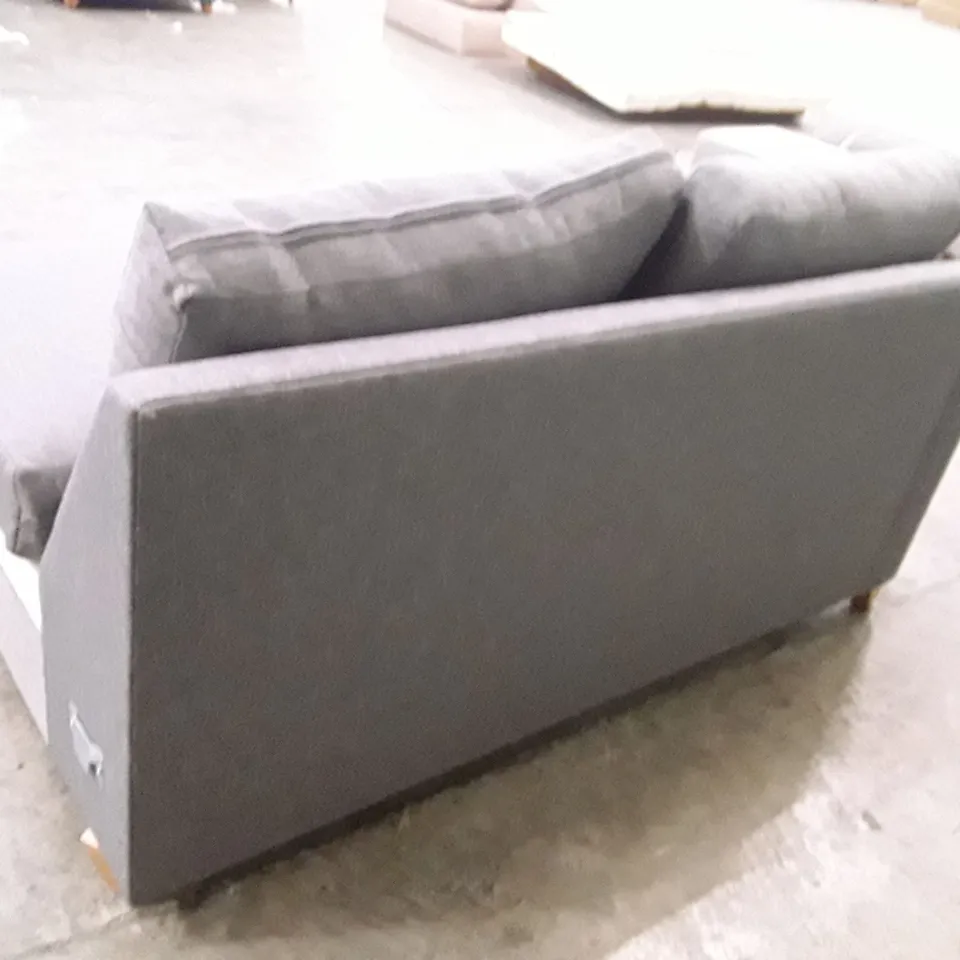 QUALITY DESIGNER ASHWELL LHF CHAISE SOFA - TIMBERWOLF FABRIC  