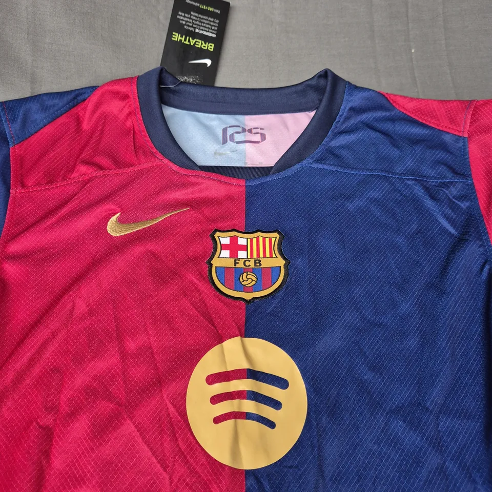 FC BARCELONA HOME JERSEY - RAPHINHA 11 - SIZE 28