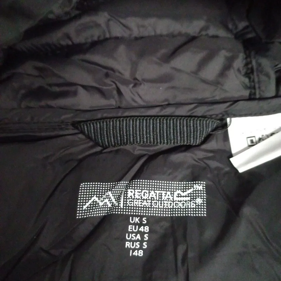 REGATTA GREAT OUTDOORS HOODED PADDED JACKET – MEN'S, UK S (EU 48) BLACK
