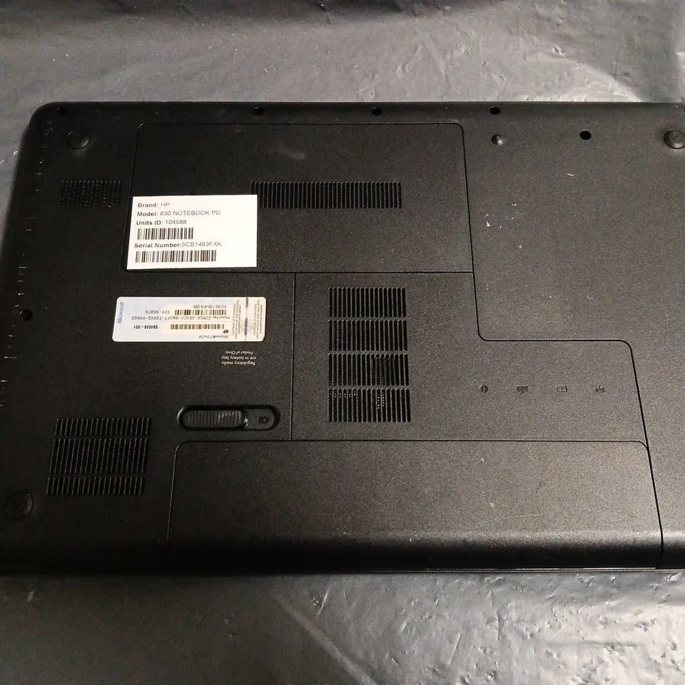 HP 630 NOTEBOOK LAPTOP 