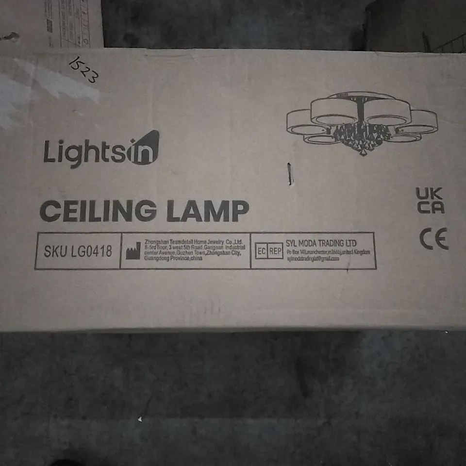 BOXED LIGHTS IN CEILING LAMP 