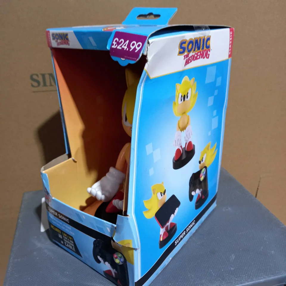 SONIC THE HEDGEHOG SUPER SONIC PHONE AND CONTROLLER HOLDER 