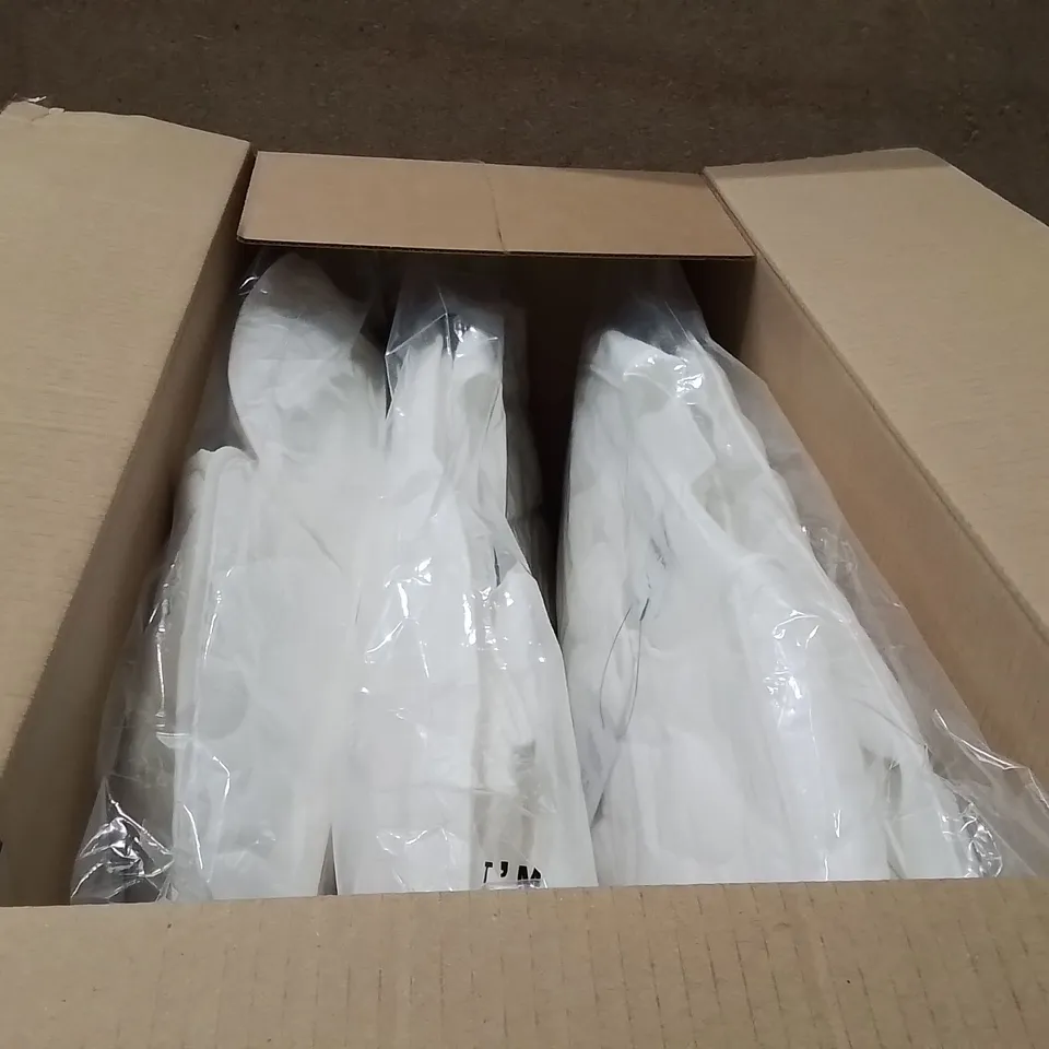 BOXED BRAND NEW APPROXIMATELY 5 SIMPLY BE QUILTED WHITE JACKET SIZE 30