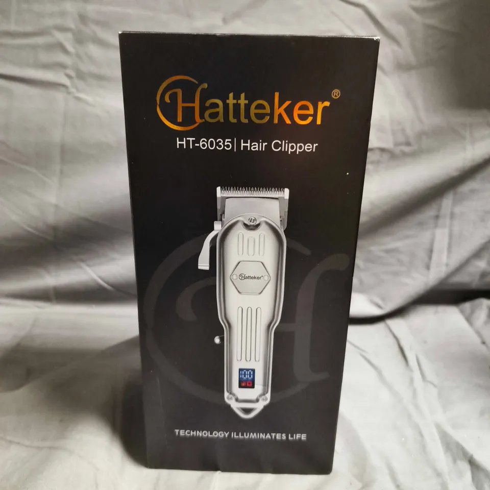 HATTEKER HT-6035 HAIR CLIPPER – BOXED