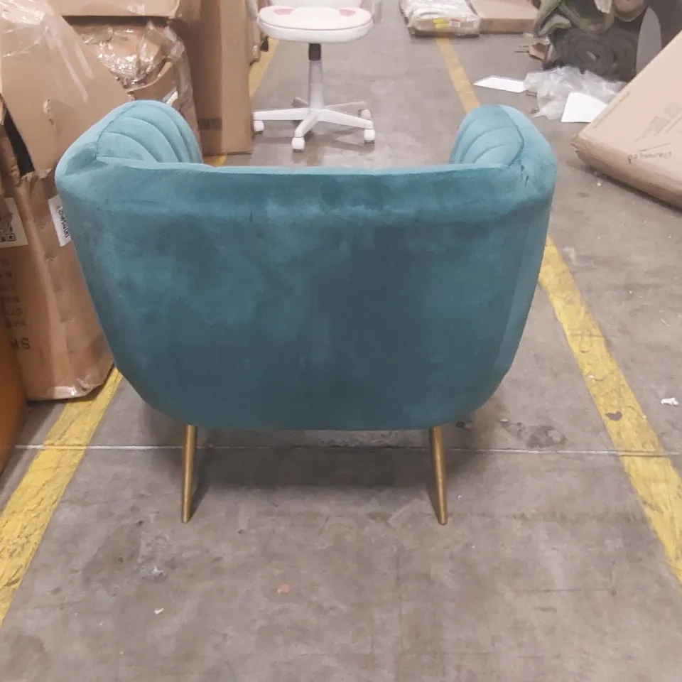 AYLIN VELVET BARREL CHAIR