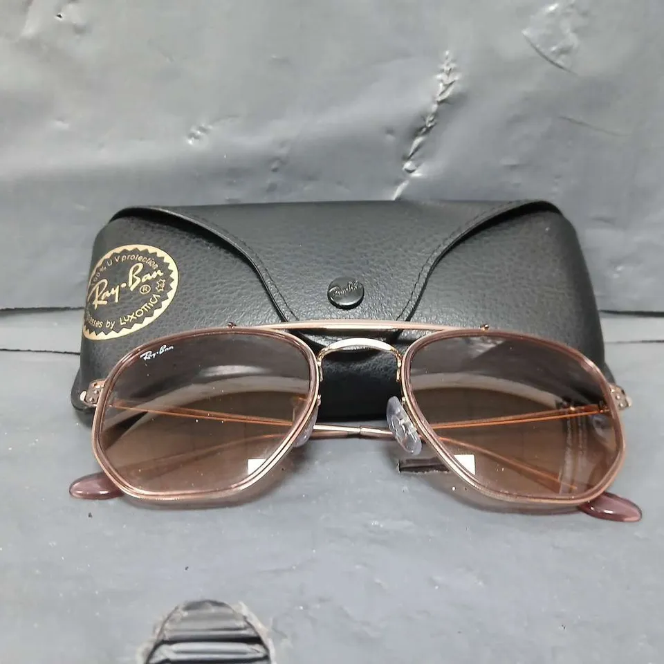 RAYBAN HEXAGONAL FRAME SUNGLASSES