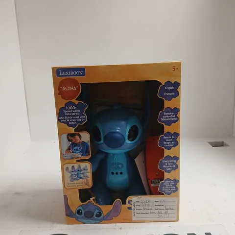 LEXIBOOK ALOHA REMOTE-CONTROLLED BLUE ROBOT TOY – 5+ (STITCH VOICE)